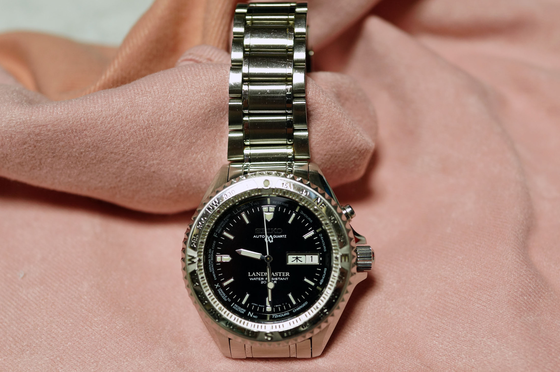 セイコーSEIKO AGS LANDMASTER ランドマスター キネティック